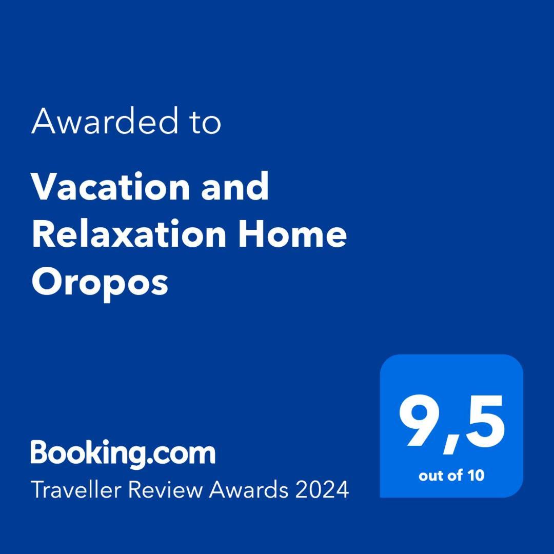 Vacation And Relaxation Home Oropos Nea Palatia Exterior foto
